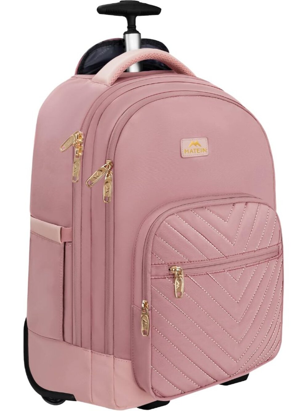 Rolling Backpack for Women, Travel Laptop Backpacks with Wheels | 17 Inch Roller